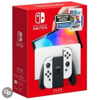 BUNDLE CONSOLA NINTENDO SWITCH OLED BLANCO + JUEGO SUPER MARIO BROS WONDER