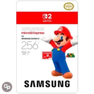 Tarjeta microSD Express Samsung 256GB para Nintendo Switch 2 – Almacenamiento Ultrarrápido y Oficial